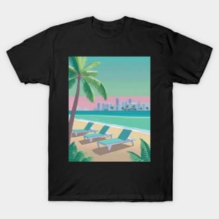 Japanese Citypop Sunset T-Shirt